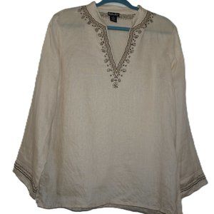 RAFAELLA LINEN TUNIC